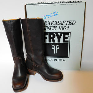 Frye Campus Leather 14 L Boots Blazer Brown 8 M
